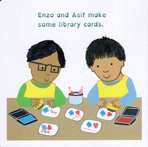 Enzo is a Librarian ( All About Enzo ) ( Board Book ) (6x6)