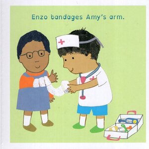 Enzo Is A Nurse ( All About Enzo ) ( Board Book ) (6x6)