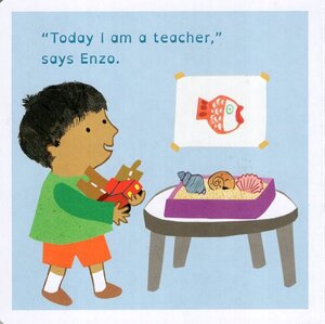Enzo Is A Teacher (All About Enzo) (Board Book) (6x6)