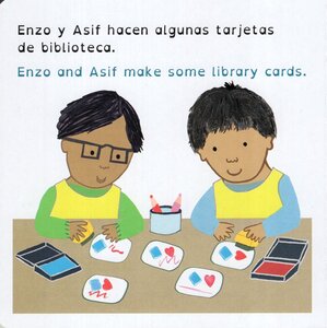 Enzo Is a Librarian / Enzo Es Un Bibliotecario (All About Enzo Bilingual) (Board Book)