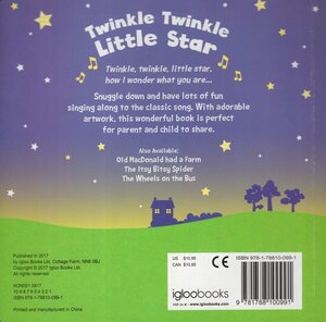 Twinkle Twinkle Little Star (Sing along to the Classic Rhyme) (Board Book)