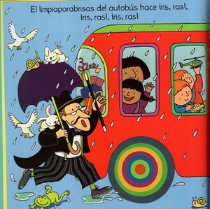 Las Ruedas del Autobús Giran Y Giran (Wheels on the Bus Go Round and Round) (Classic Book With Holes Spanish)