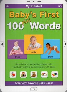 My 1st Tablet: Baby's First 100 Plus Words (Board Book)