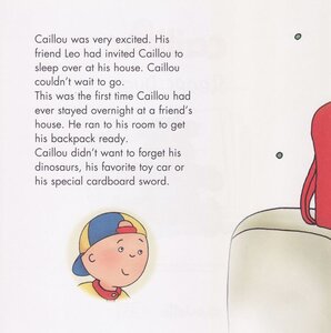 Caillou Sleeps Over (Caillou Clubhouse) (8x8)
