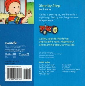 Caillou a Day at the Farm (Step by Step) (Board Book)