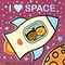 I Love Space (Lift the Flap Board Book)